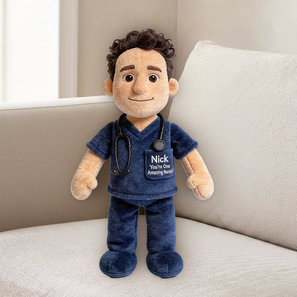 You Are Doing A Great Job - Personalized Nurse Premium Faux Fur Pillow