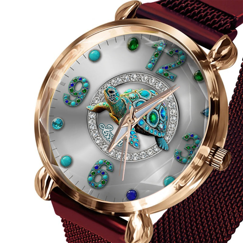 Love Turtle - Personalized Turtle Women Hand Watch