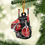 Baseball Backpack - Personalized Baseball Ornament