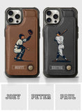 Tis Baseball Season - Personalized Baseball Wallet Phone Case