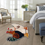 You & Me Couple Gift - Personalized Chicken Non-Slip Tufted Rug