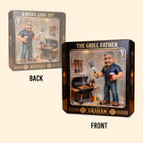The Grilling Father - Personalized Father Custom Shaped Acrylic Plaque