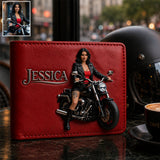 Ride To Live - Personalized Biker Leather Wallet