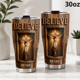 Believe - Personalized Christian Tumbler