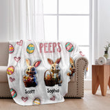 Grandma's Peeps - Personalized Grandma Blanket