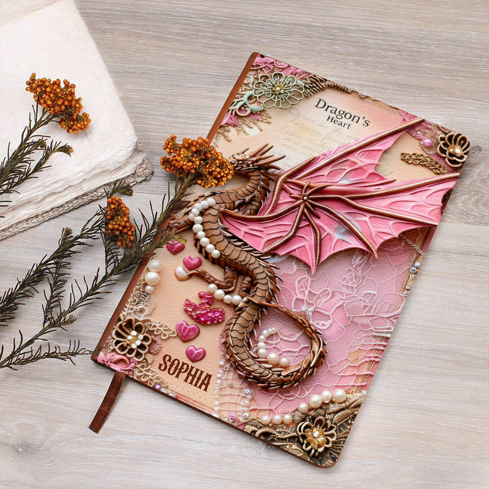 Dragon's Heart - Personalized Dragon Leather Journal