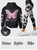 Be Yourself - Personalized Butterfly Hoodie and Leggings