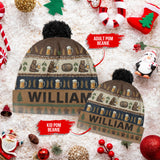 Holiday Brew Bear - Personalized Beer Beanie Hat