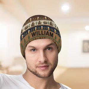 Holiday Brew Bear - Personalized Beer Beanie Hat