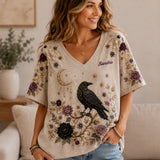 Magic Witch - Personalized Witch Fully Printed V-Neck T-Shirt