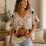 Magic Witch - Personalized Witch Fully Printed V-Neck T-Shirt