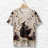 Magic Witch - Personalized Witch Fully Printed V-Neck T-Shirt