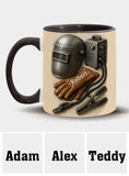 Welder Tools - Personalized Welder Accent Mug
