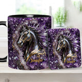 Love Horse - Personalized Horse Accent Mug & Coaster
