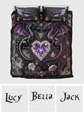 You & Me We Got This - Personalized Dragon Quilt Set