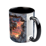 Gift For Lineman Dad, Husband, Son... - Personalized Lineman Accent Mug