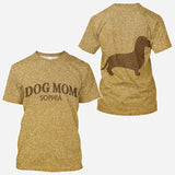 Gift For Dog Mom, Dog Dad - Personalized Dog All Over Shirt