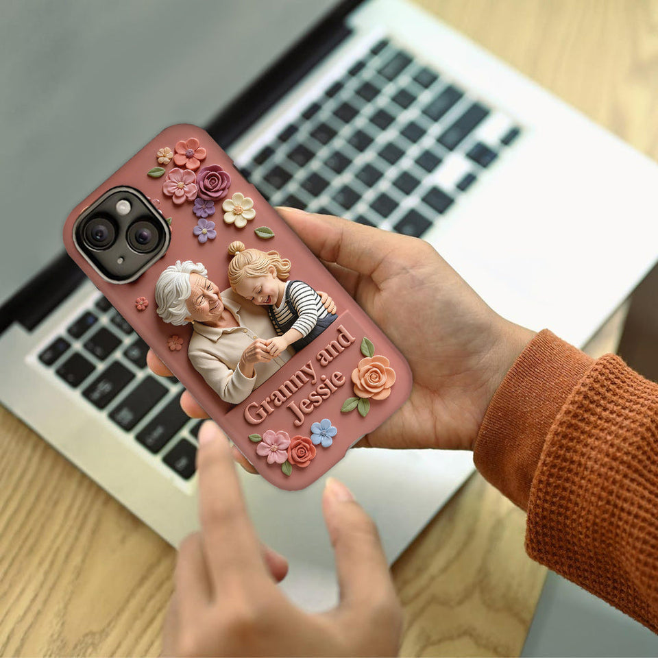 Perfect Gift For Her - Personalized Grandma Full Print Phone Case