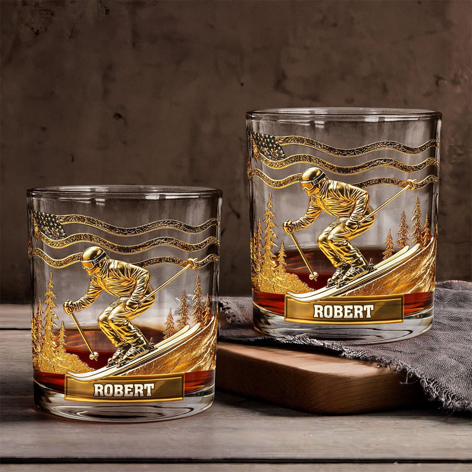 Ski Master - Personalized Skiing Whiskey Glass