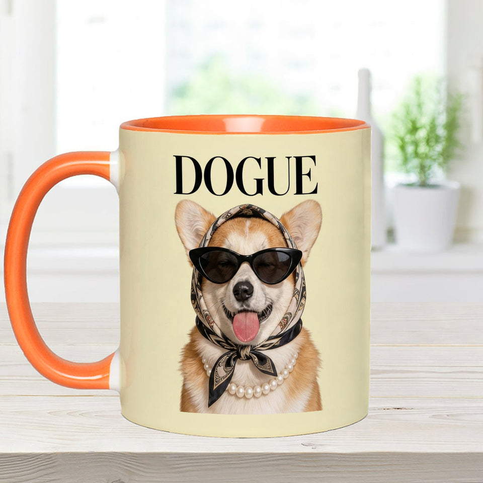 Funny Dog Lovers Gift - Personalized Dog Set Accent Mug with Acrylic Stirrers
