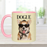 Funny Dog Lovers Gift - Personalized Dog Set Accent Mug with Acrylic Stirrers