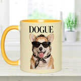 Funny Dog Lovers Gift - Personalized Dog Set Accent Mug with Acrylic Stirrers
