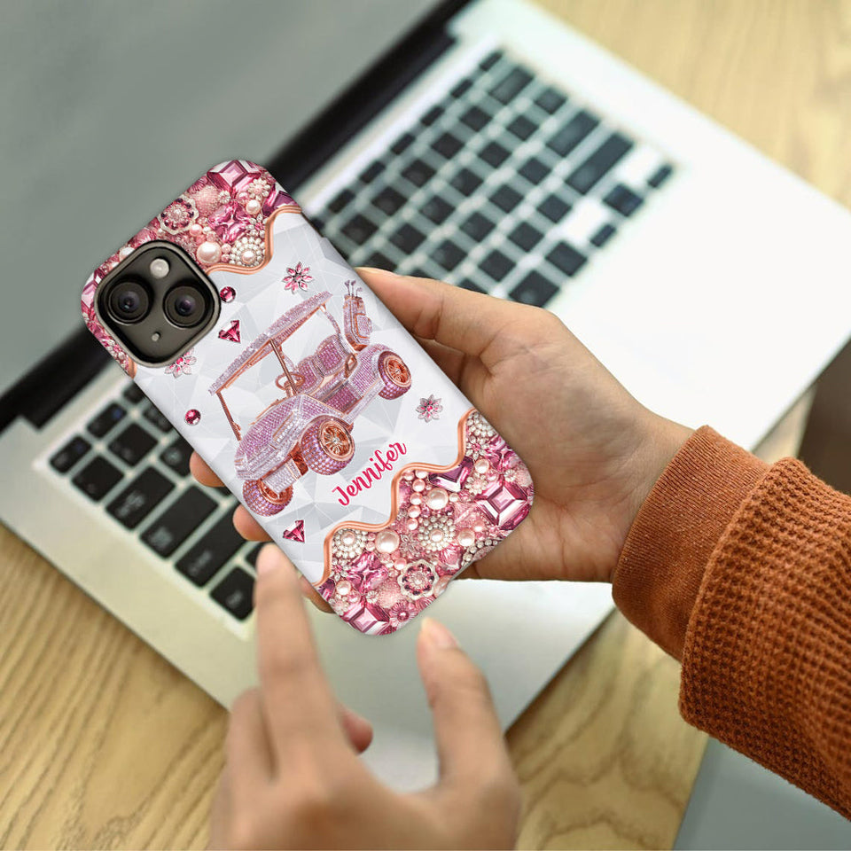 Goft Cart - Personalized Golf Full Print Phone Case