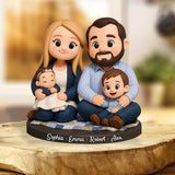 Home Sweet Home - Personalized Family Custom Shaped Acrylic Plaque