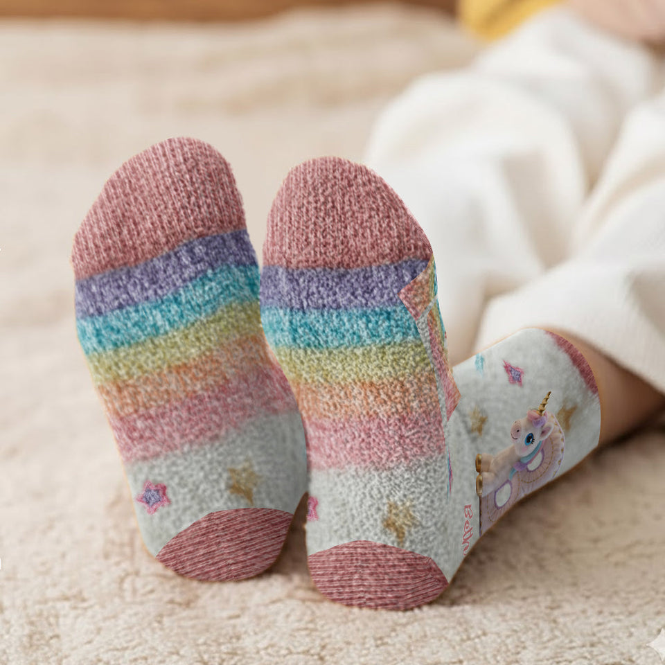 Magical Unicorn - Personalized Kid Kid Socks
