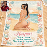 Sunshine In My Soul - Personalized Sea Lover Quick-dry Beach Towel/ Bath Towel