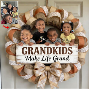 Custom Sign For Grandma/ Grandpa - Personalized Grandma Custom Shaped Wood Sign