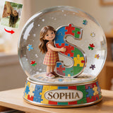 Custom From Any Photo - Personalized Autism Awareness Custom Shaped Acrylic Plaque