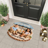 The Patio Bar Doormat - Custom From Photo - Personalized Backyard Non-Slip Tufted Rug