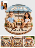 The Patio Bar Doormat - Custom From Photo - Personalized Backyard Non-Slip Tufted Rug