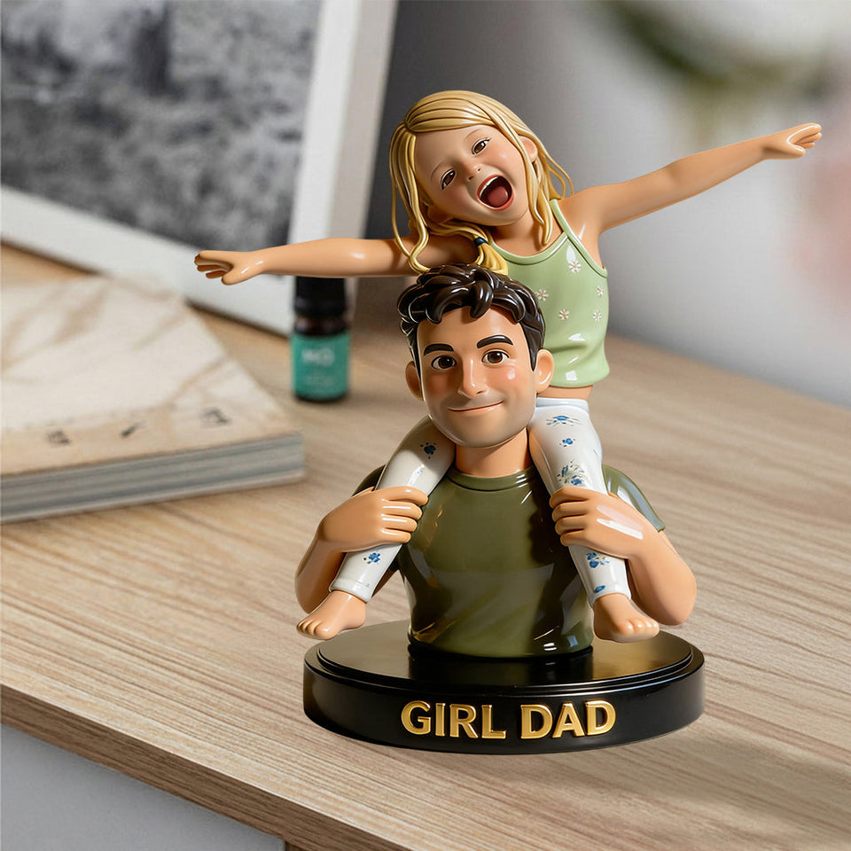 Best Dad Ever - Personalized Father Premium 3D Figurine