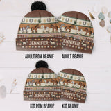 Love Horses - Personalized Horse Beanie Hat