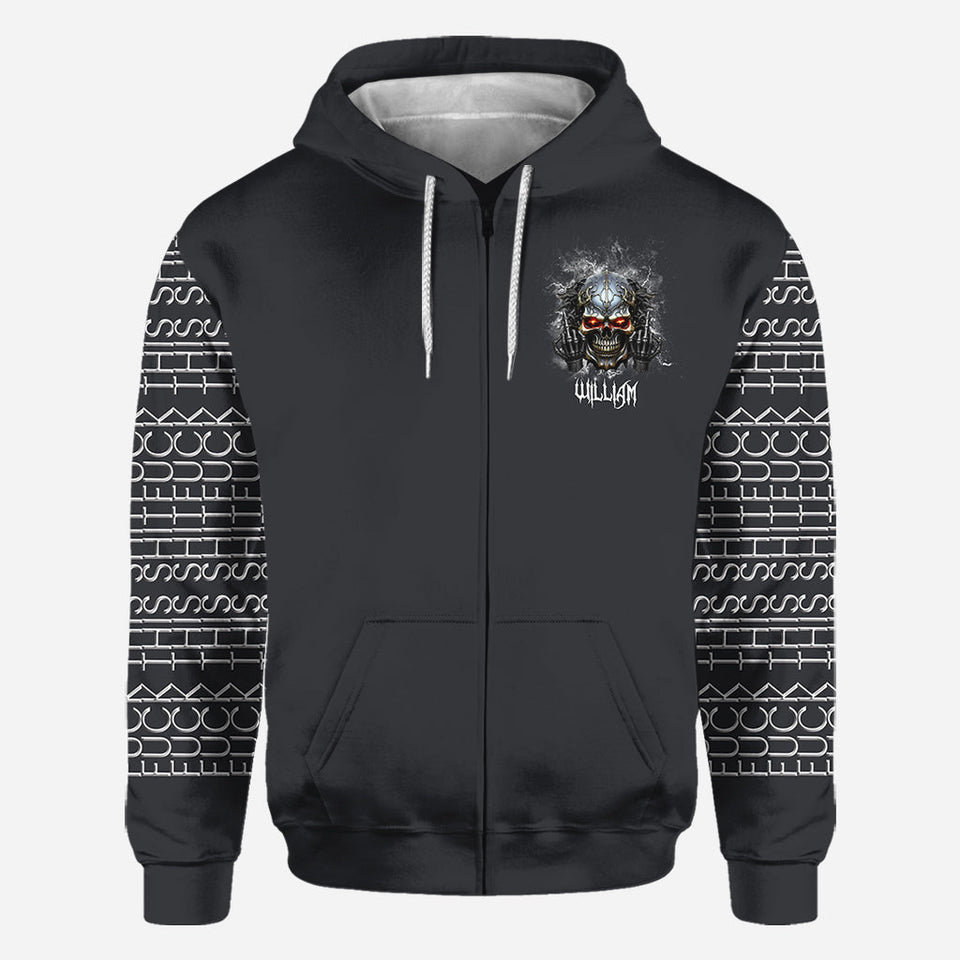 F*ck This Sh*t - Personalized Skull All Over Shirt