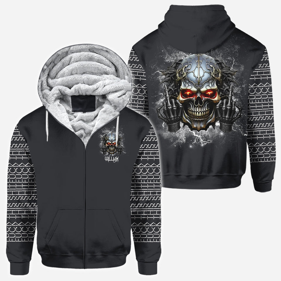F*ck This Sh*t - Personalized Skull All Over Shirt