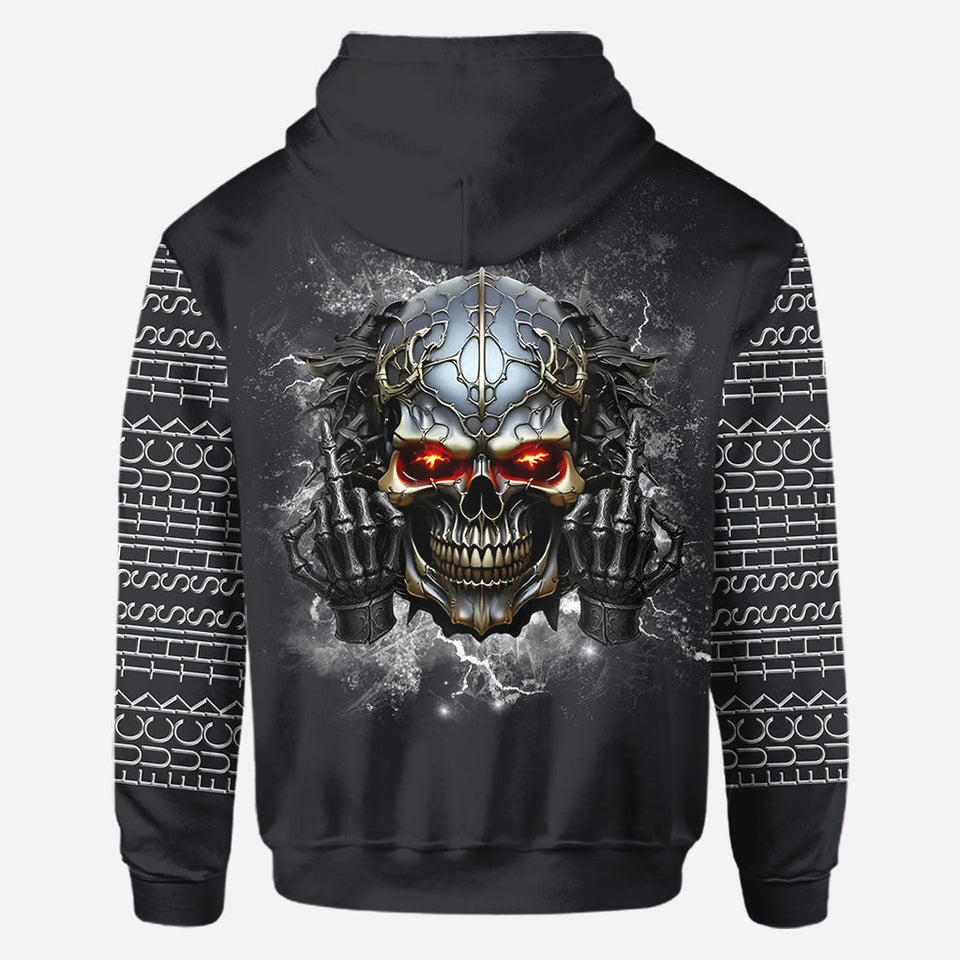 F*ck This Sh*t - Personalized Skull All Over Shirt