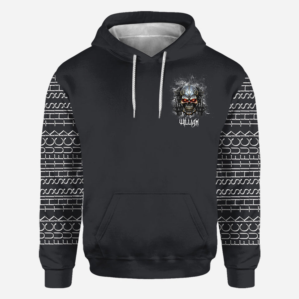 F*ck This Sh*t - Personalized Skull All Over Shirt