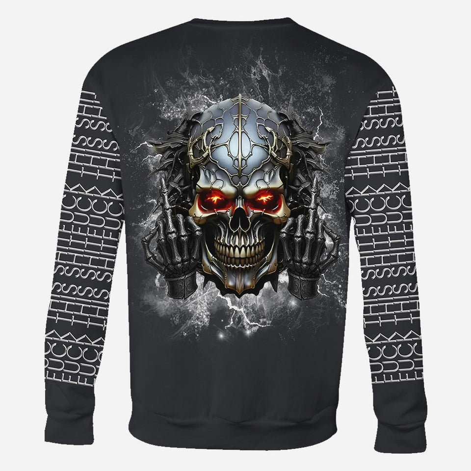 F*ck This Sh*t - Personalized Skull All Over Shirt