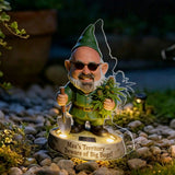 My Territory Get Out - Personalized Weed Solar Acrylic Light