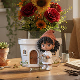 Custom Garden Gnome From Any Photo - Personalized Gardening Acrylic Pot