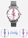 Time For Golf - Personalized Golf Women Hand Watch