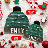 Cute Christmas Tree - Personalized Family Beanie Hat