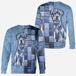 Love Rottweiler - Personalized Dog All Over Shirt