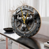 No Lift No Gift - Personalized Fitness Wall Clock