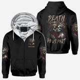 Till Death Do Us Part - Personalized Couple All Over Shirt