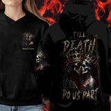 Till Death Do Us Part - Personalized Couple All Over Shirt