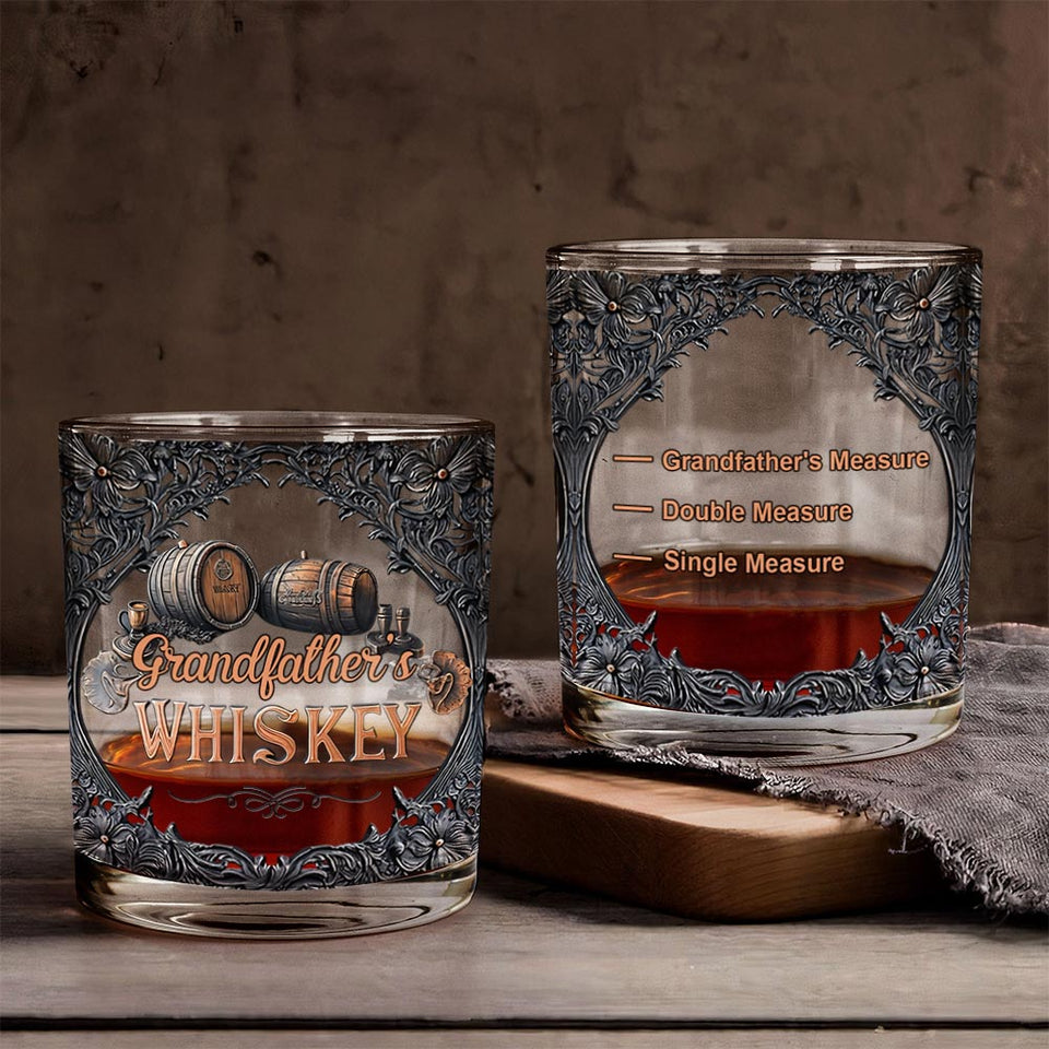 Grandfather's Father's Whiskey - Personalized Whisky Whiskey Glass